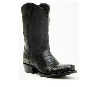 Cody James Black 1978® Mason Exotic Caiman Belly Western Boots  Square Toe  13D